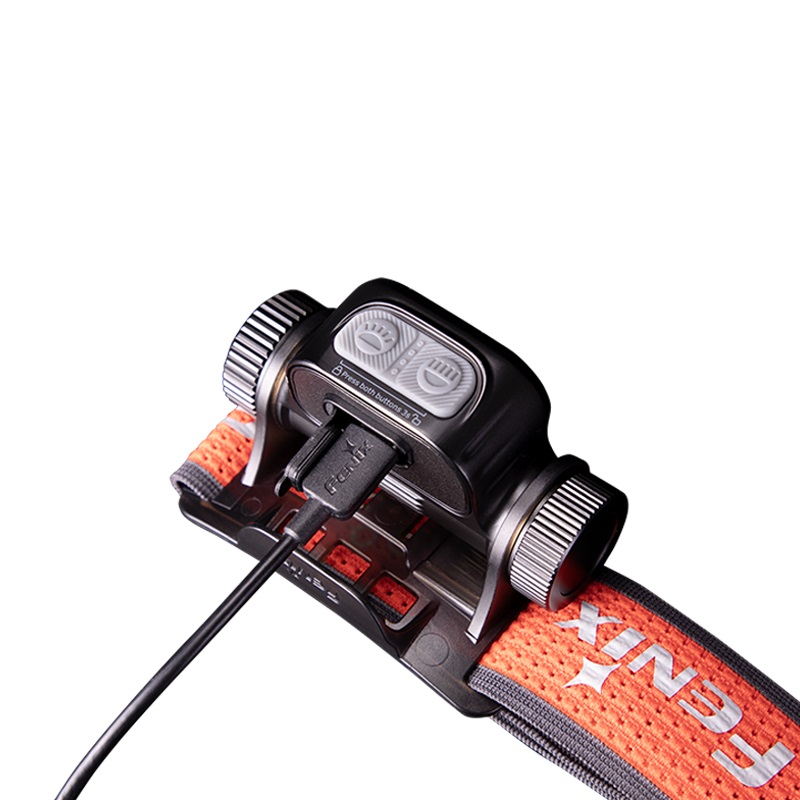 Челник Fenix HM65R-T V2.0 LED – тъмно лилав - Image 4