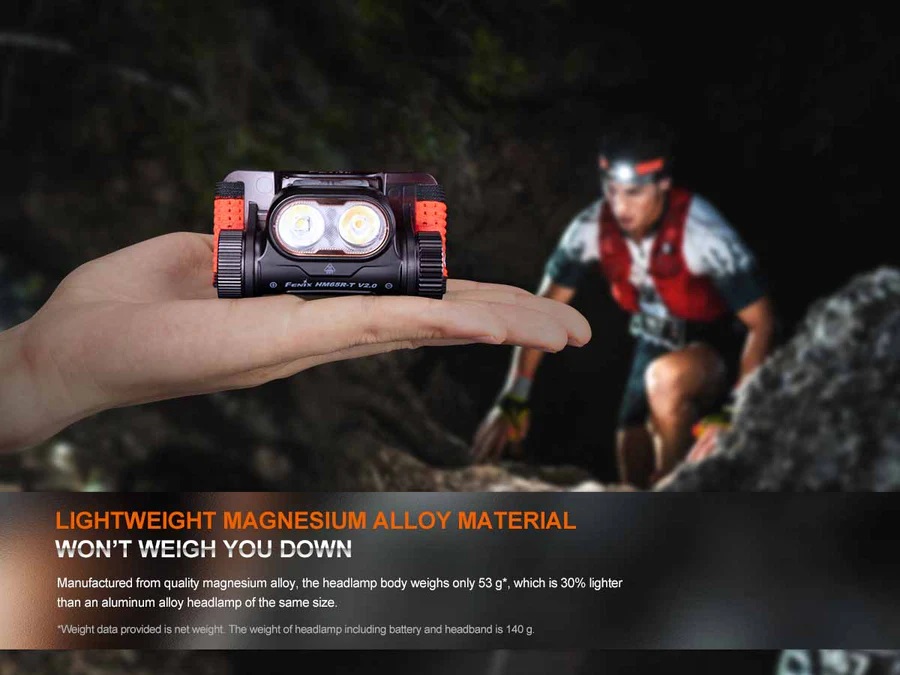 Челник Fenix HM65R-T V2.0 LED – тъмно лилав - Image 11