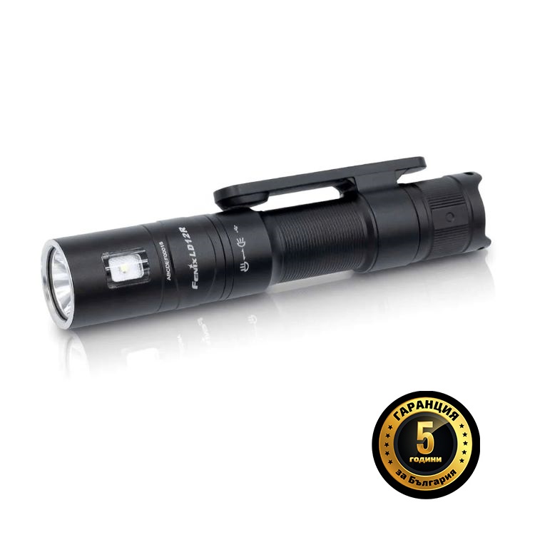 Акумулаторен фенер Fenix LD12R EDC с двоен светлинен източник и магнитен клипс