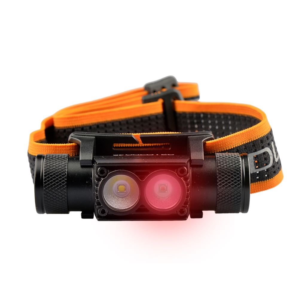 Челник за къмпинг и туризъм Dulotec H2 V2.0 с двойна светлина