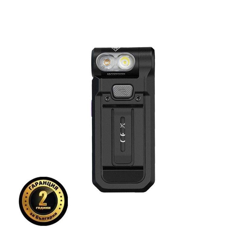 Фенер с щипка Fenix SW05R-UV с UV светлина и магнитно закрепване