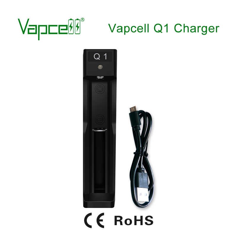 USB зарядно за литиево-йонни батерии Vapcell Q1 компактно и универсално